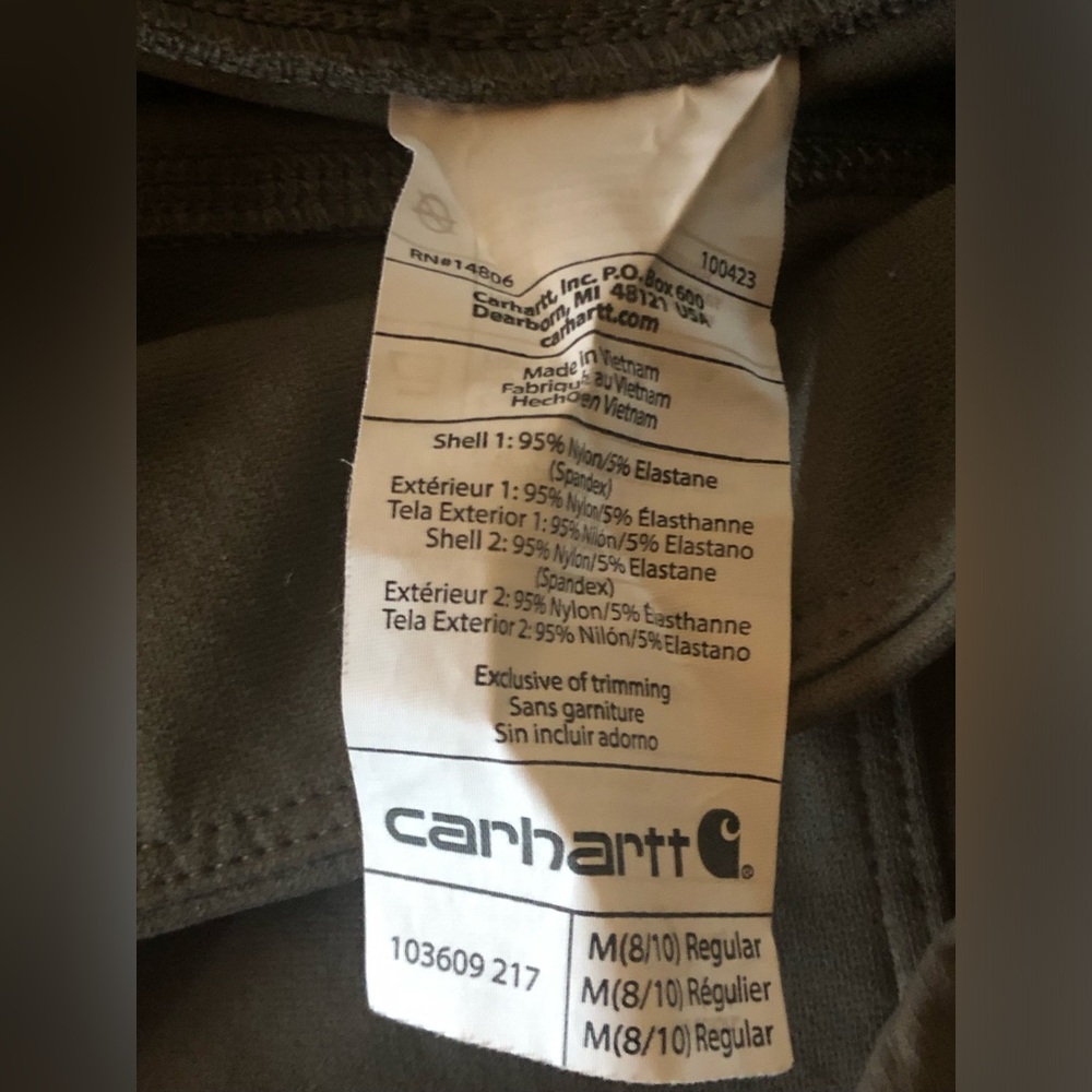 Women’s Carhartt Force Midweight Pocket Legging size M (8-10) - Picture 6 of 6
